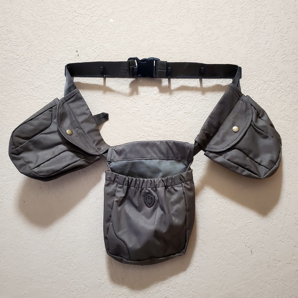 G W ● Canvas‎ Hunting Game And Shell Bag Belt ● Adjustable ● Brown